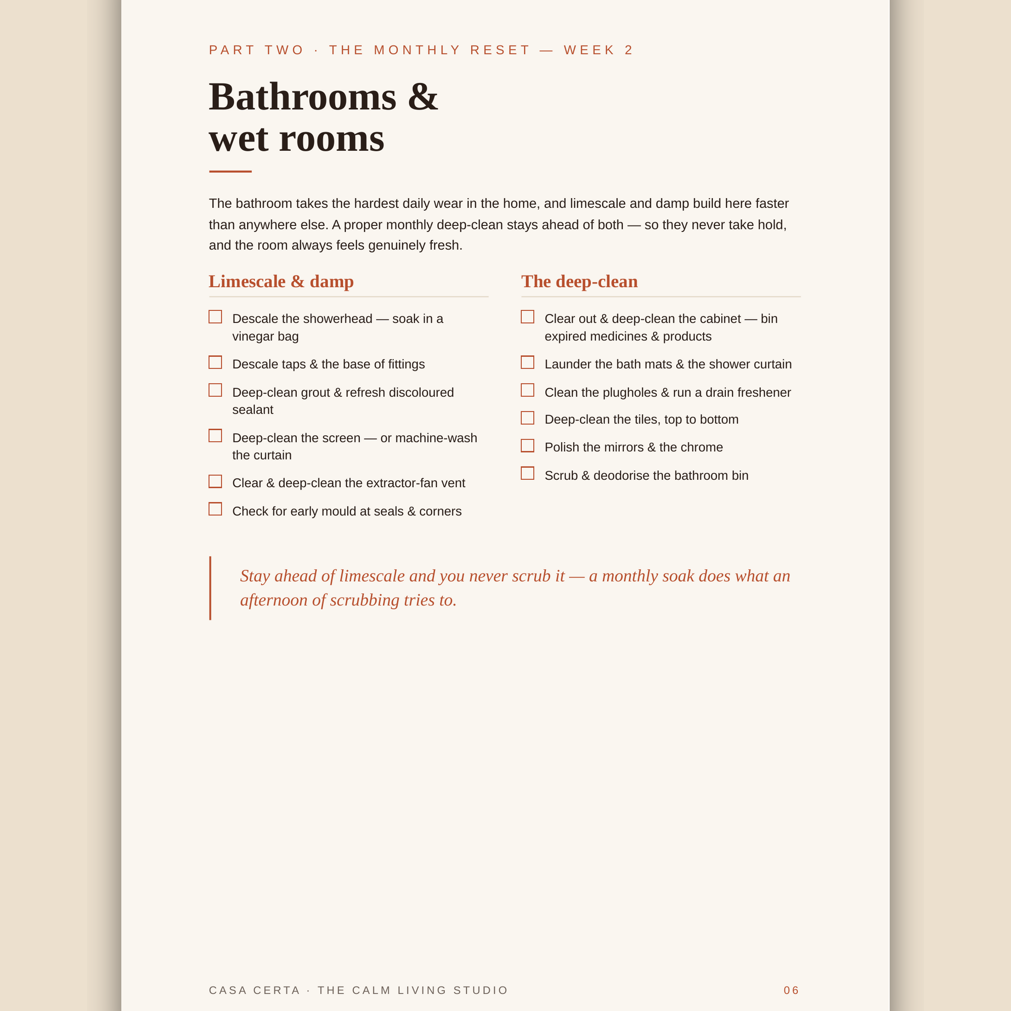 The Monthly Home Reset™