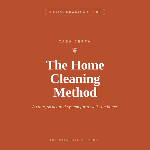 The Calm Home Bundle — Method + Weekly Home Rhythm