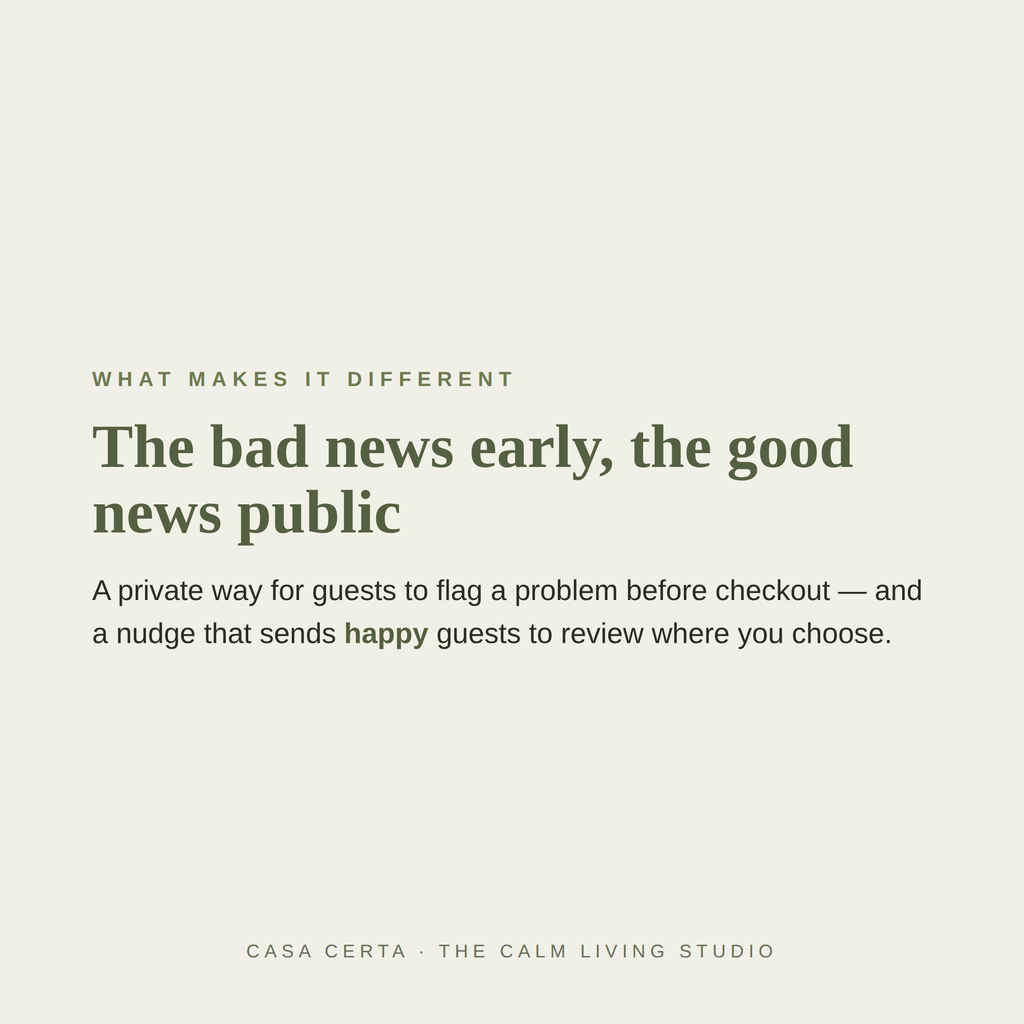 The Guest Feedback Card