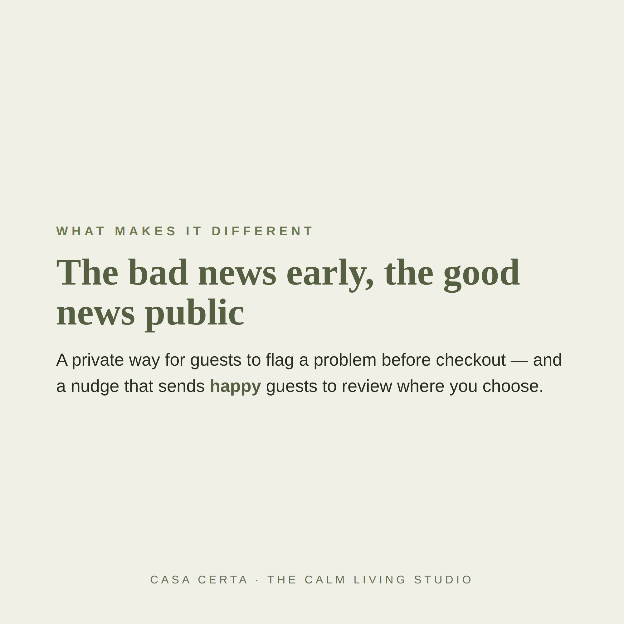 The Guest Feedback Card