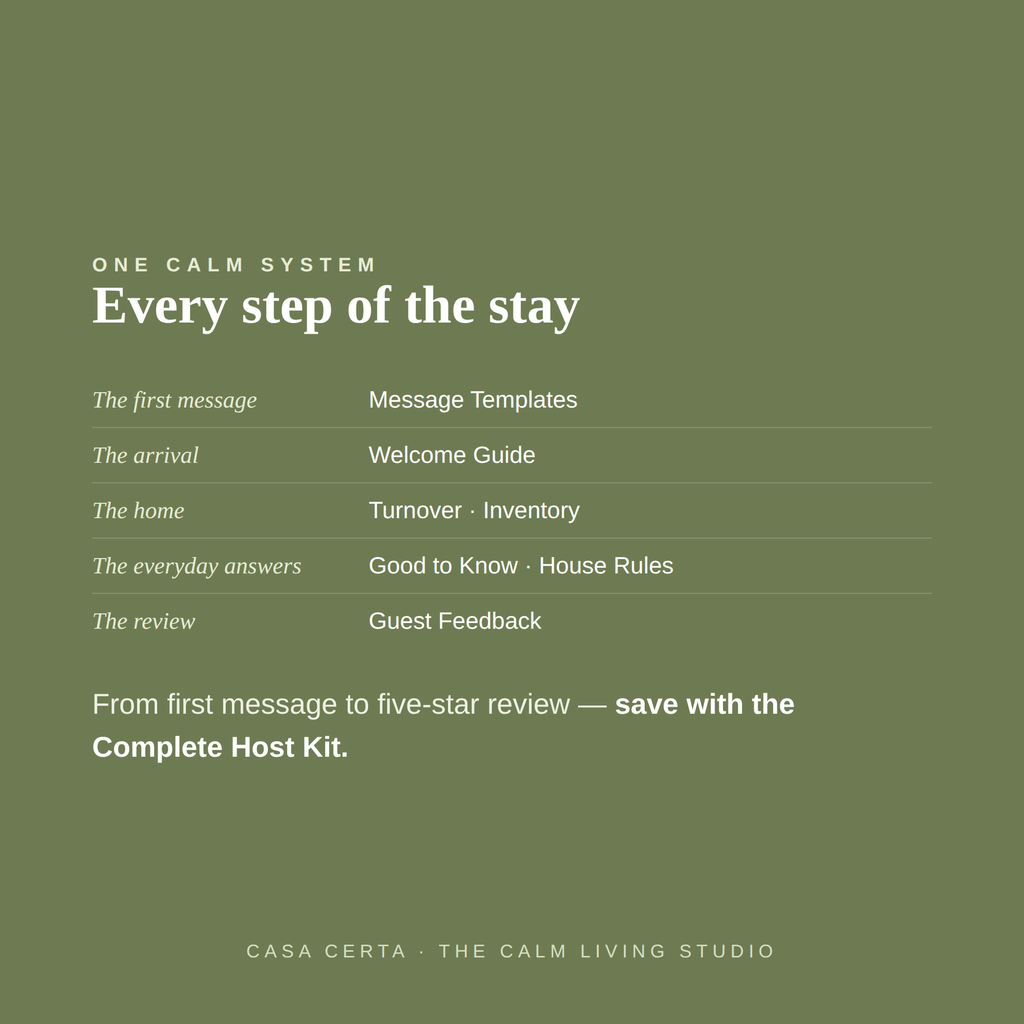The Guest Feedback Card