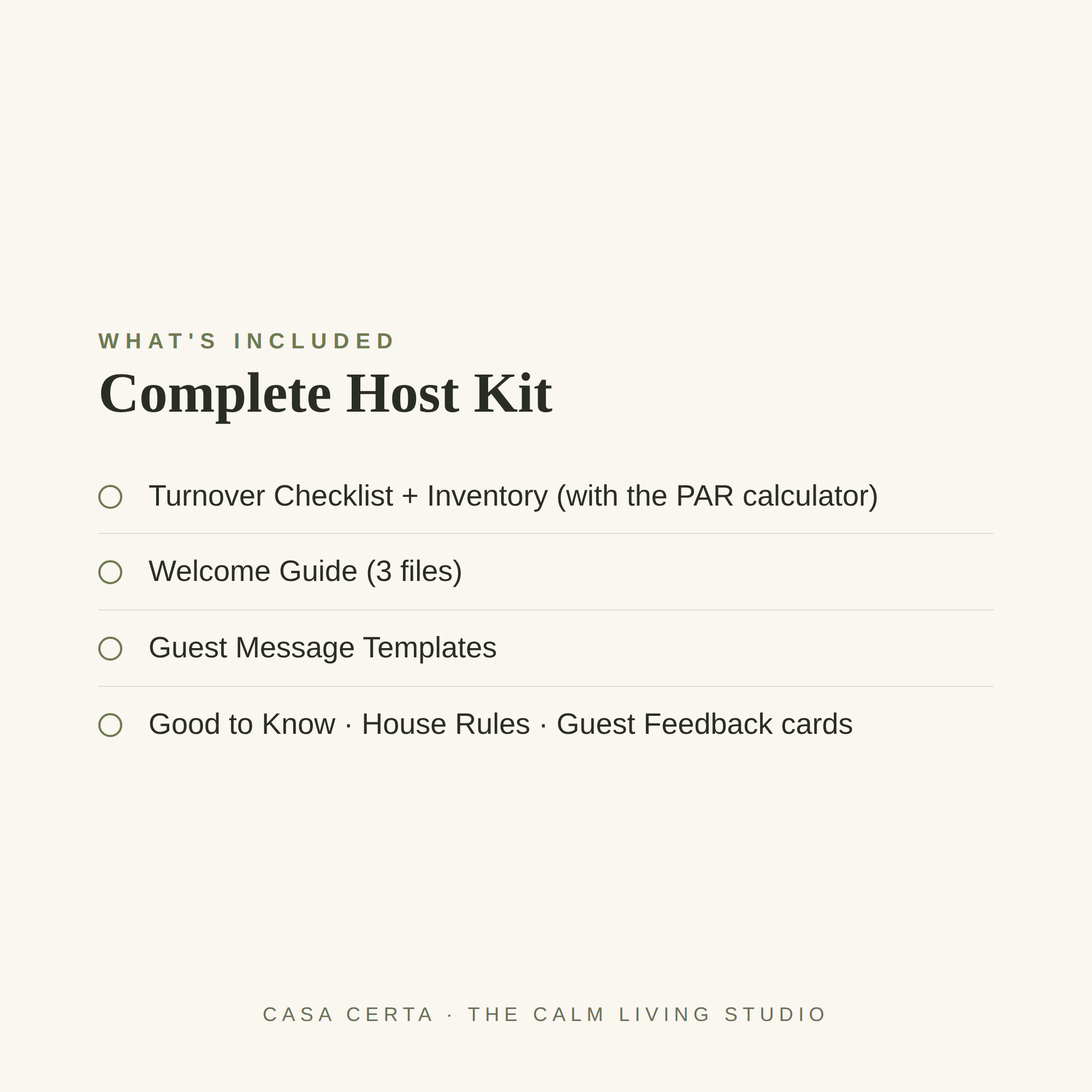 The Complete Host Kit