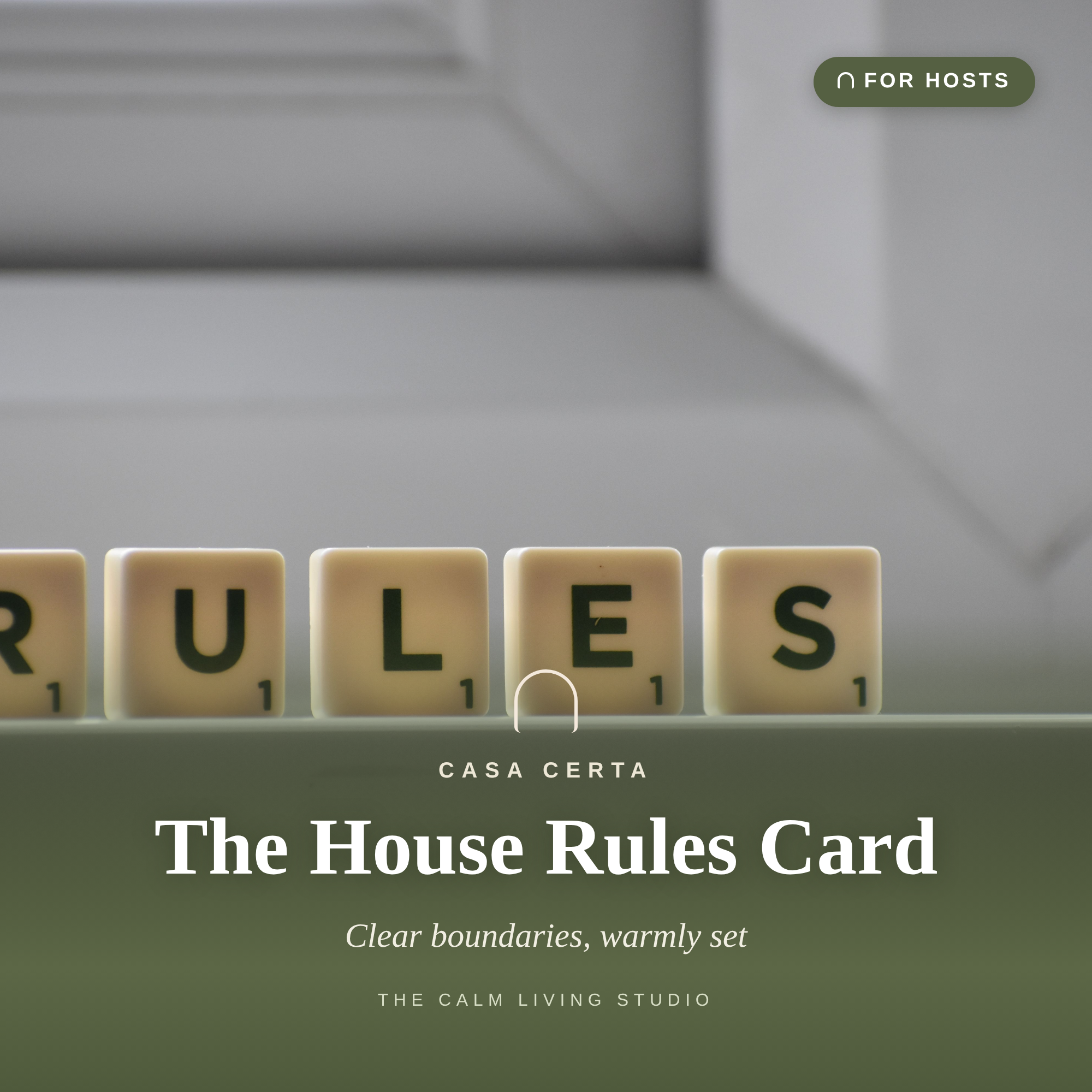 The House Rules Card
