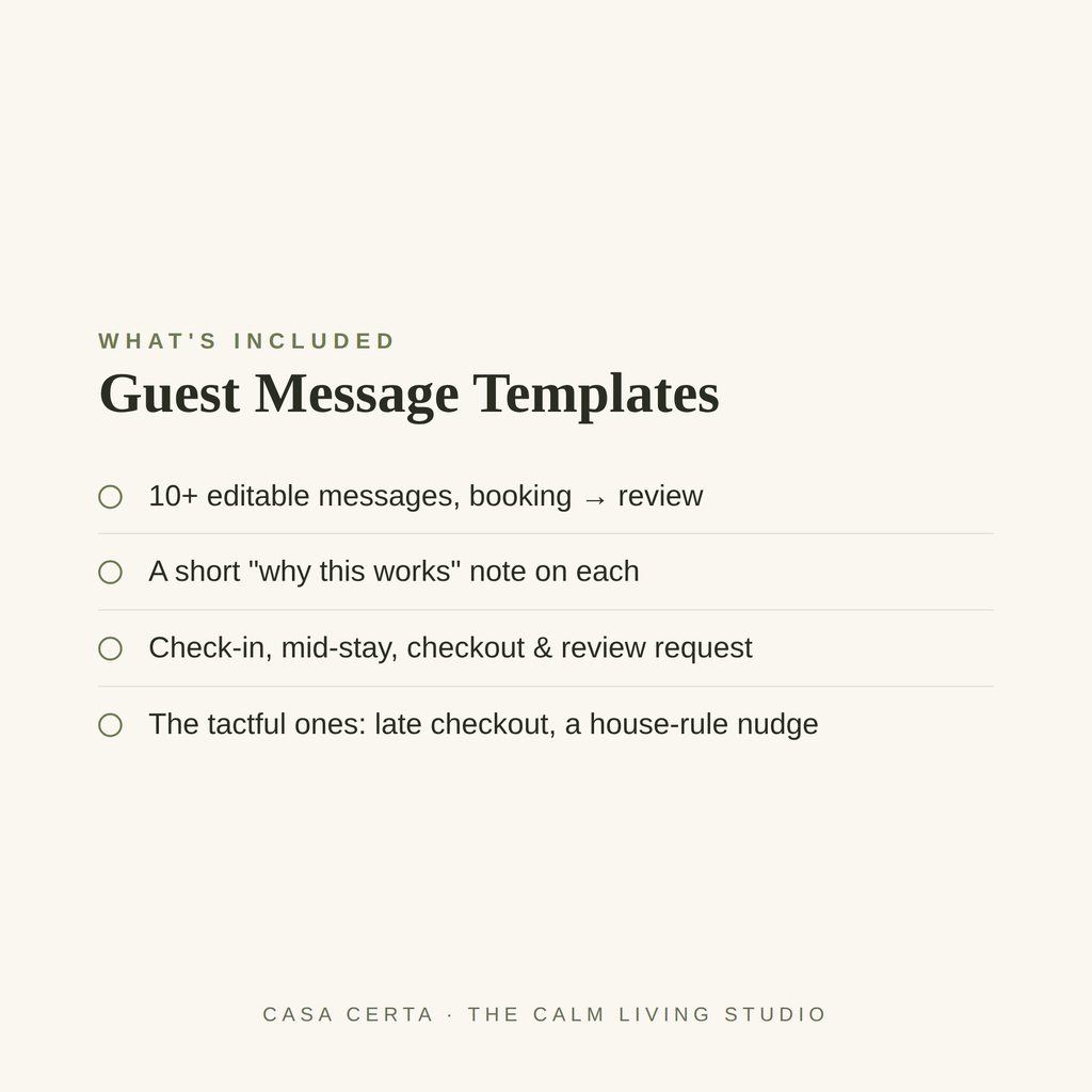 The Host Message Templates™