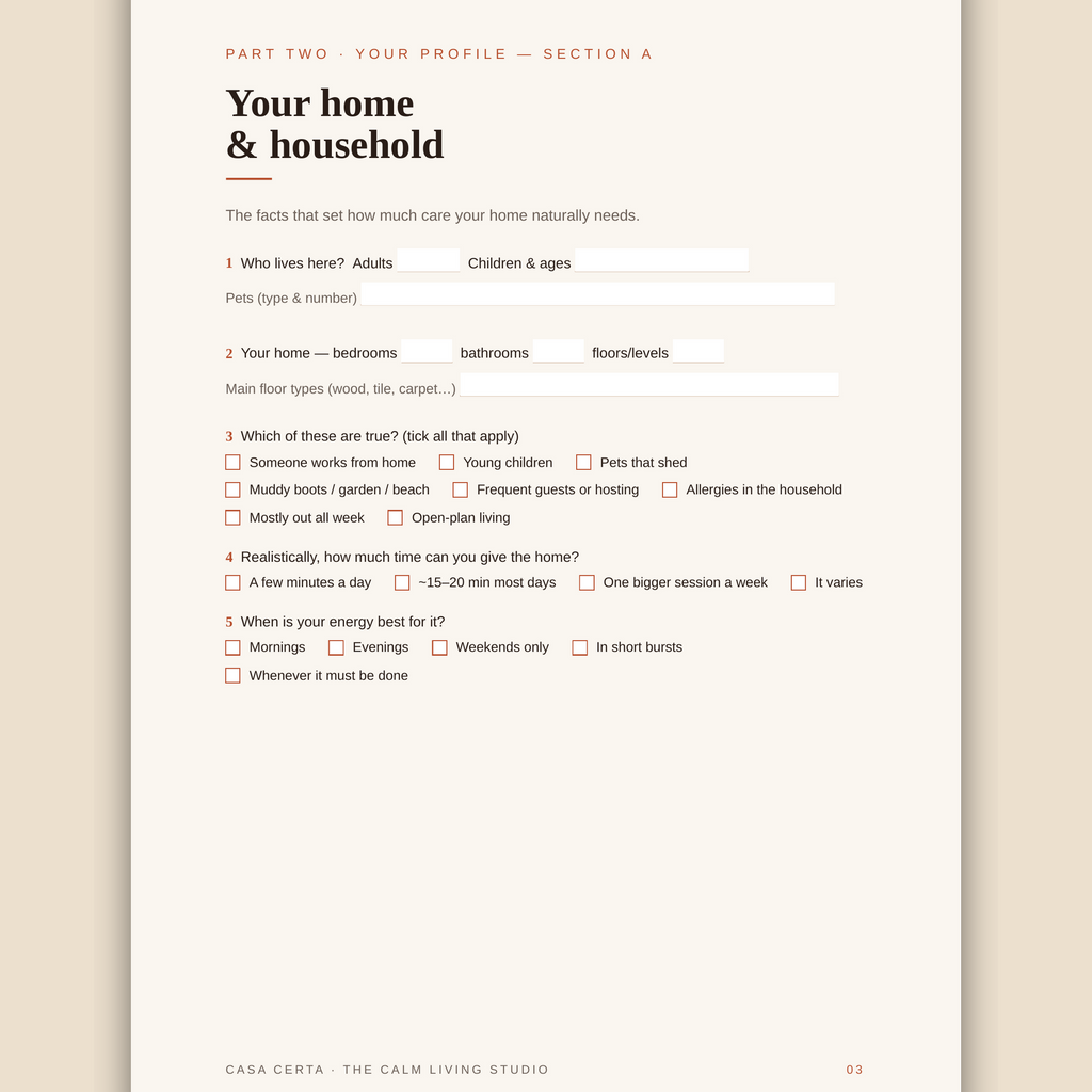 The Home Personality Profile™