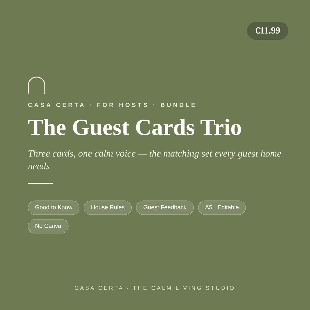 The Guest Cards Trio