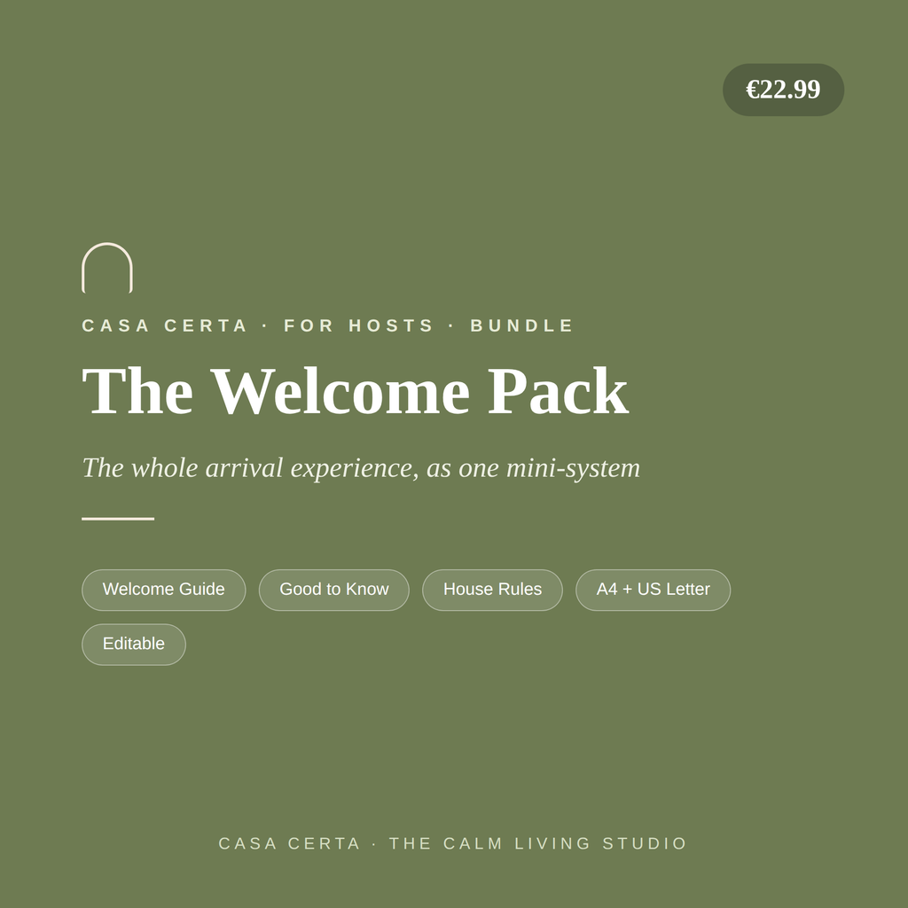 The Airbnb Welcome Pack