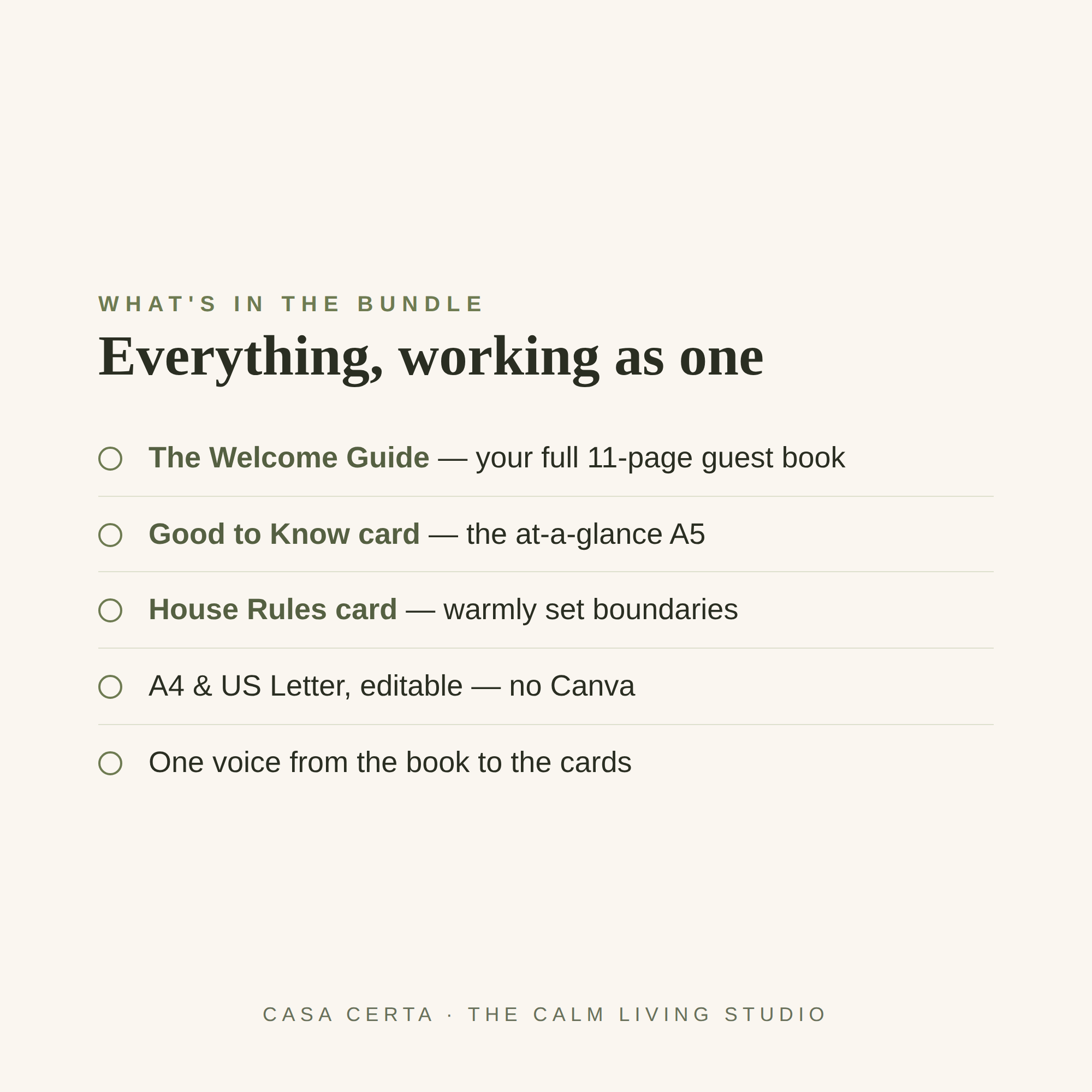The Airbnb Welcome Pack